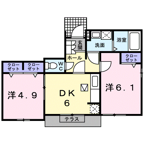 アブニ－ルＳａｄａｏｋａIIの間取り