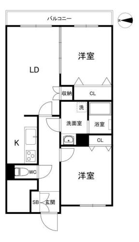 ユーコート東武練馬の間取り