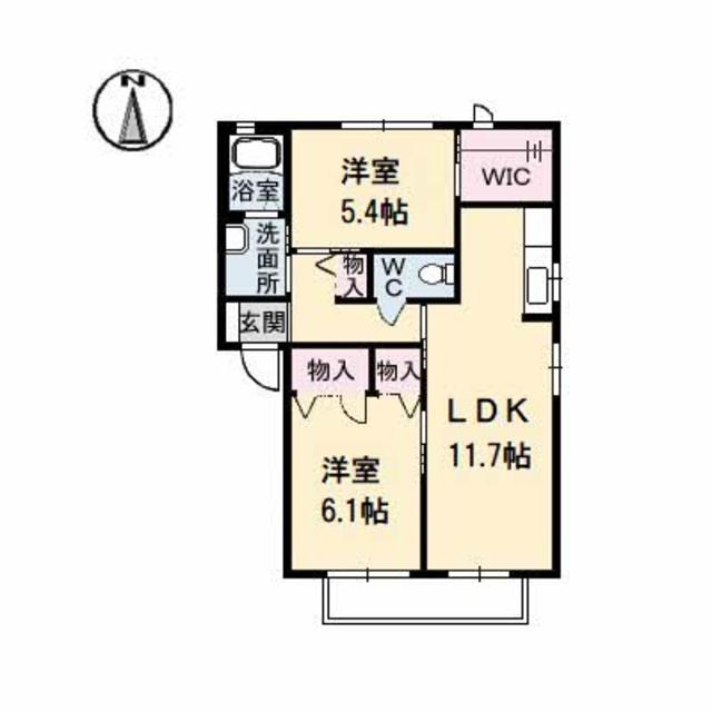 シャーメゾンエチュード　Ｄ棟の間取り