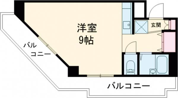 茨木市舟木町のマンションの間取り