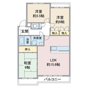 ラ・ファミーユIの間取り