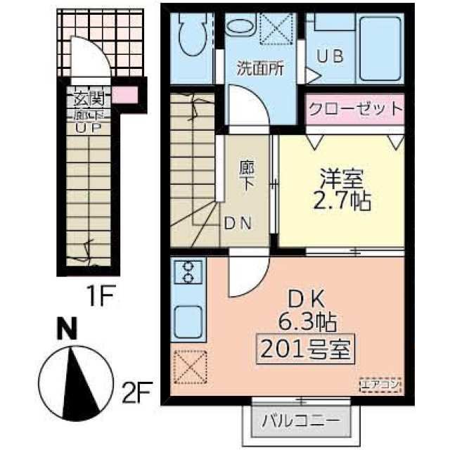 マノアーレ六丁の目IIの間取り