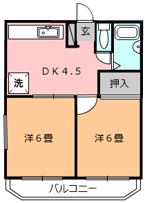 第一グリーンハイツの間取り