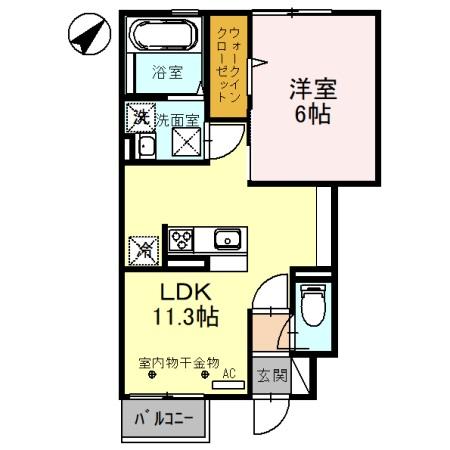 D-roomグランデの間取り