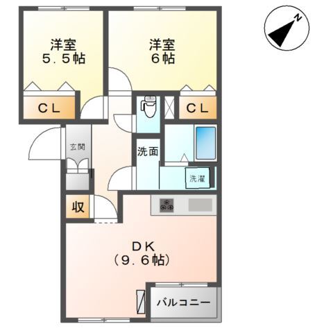 シャレードIの間取り