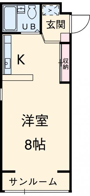 上島ロイドアパートＣの間取り