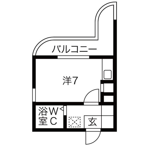 コンセール白子の間取り