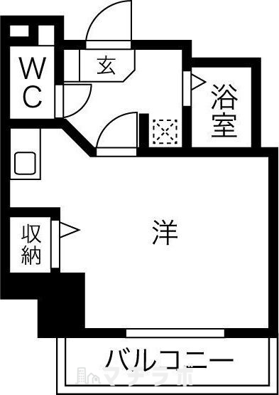 名古屋市千種区千種通のマンションの間取り