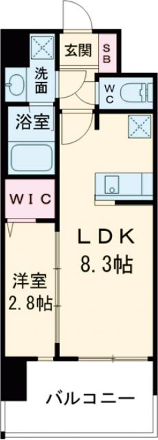 ブランシエスタ千早ＲＪＲの間取り