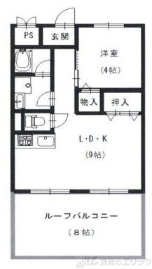 長谷マンションの間取り