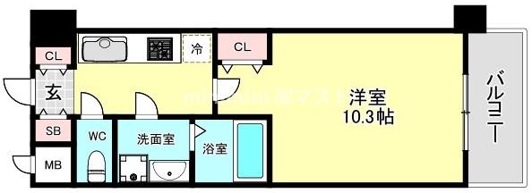 エスリード福島第5の間取り