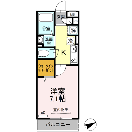 アリエッタ川口の間取り