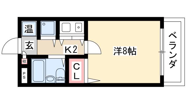 コンセール白子の間取り