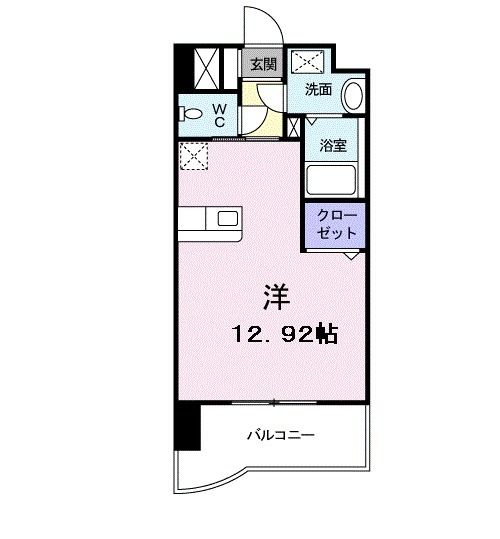 北九州市八幡西区黒崎のマンションの間取り