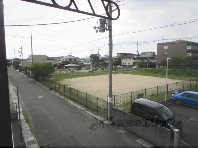 【草津市野村のアパートの眺望】