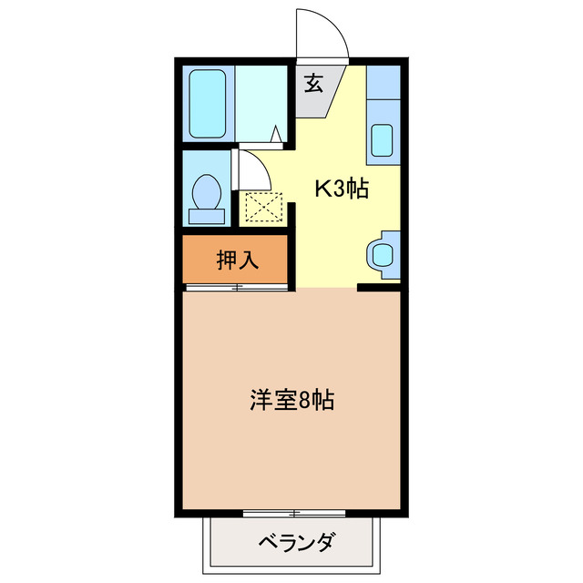 ハイツニュールミネの間取り