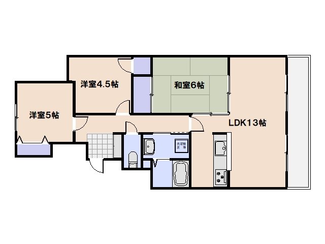 タウン藤垂園の間取り