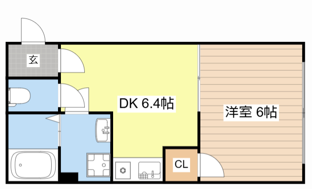 Ｋマンションエイブルの間取り