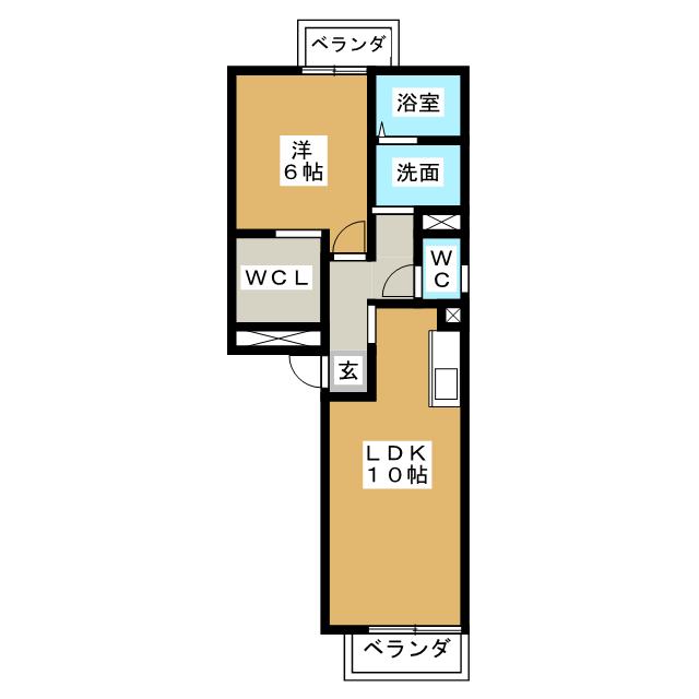 ソレーユ徳重の間取り