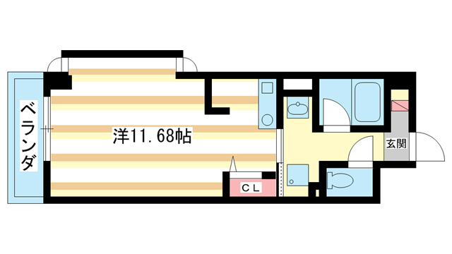 奈良市油阪町のマンションの間取り