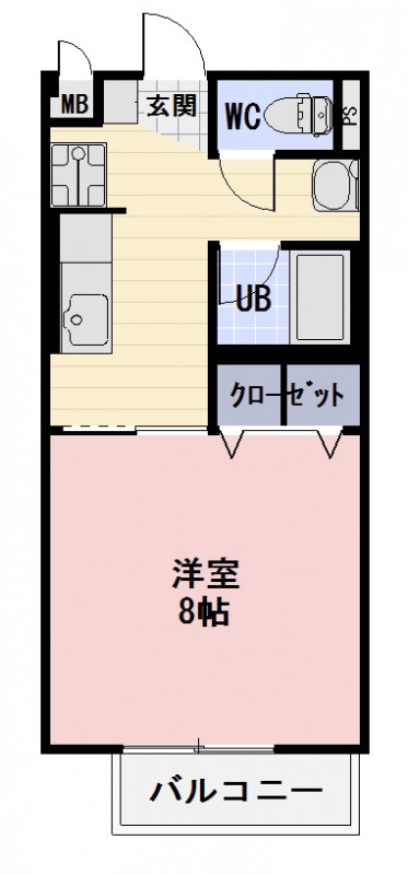 メゾン瑞浪Iの間取り