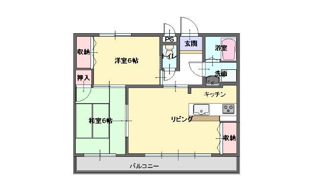 ラ　ヴィスタ　篠尾の間取り