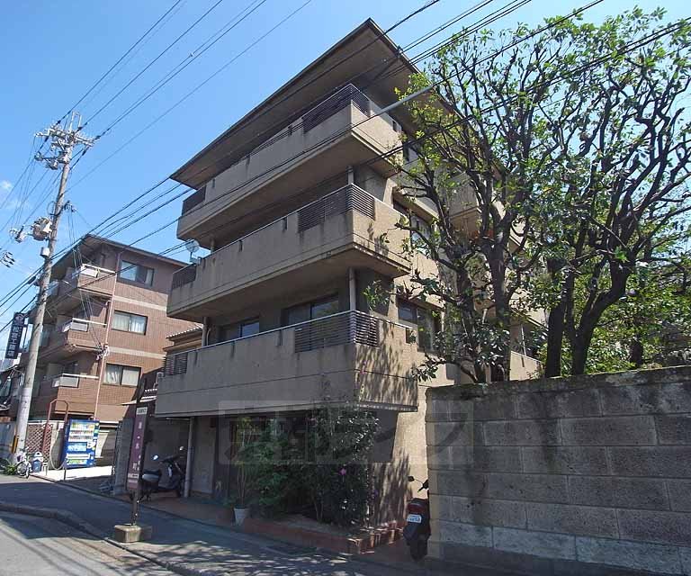 京都市左京区高野清水町のマンションの建物外観