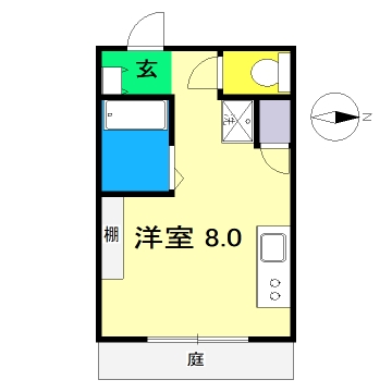 エトワール鴨部 Iの間取り