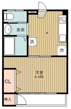 立川市西砂町のマンションの間取り