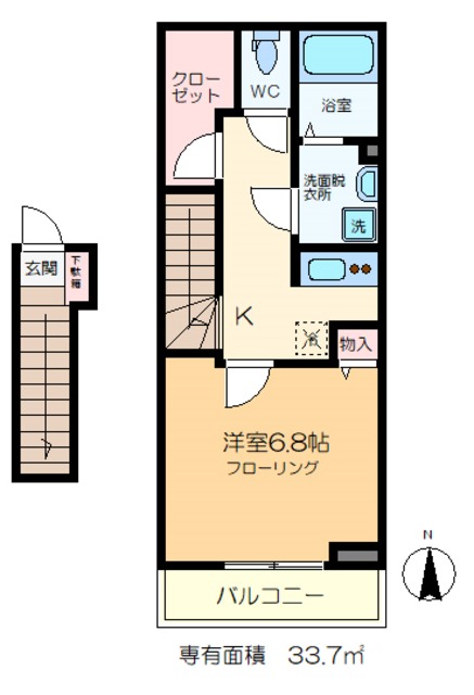 パークサイドソレイユの間取り