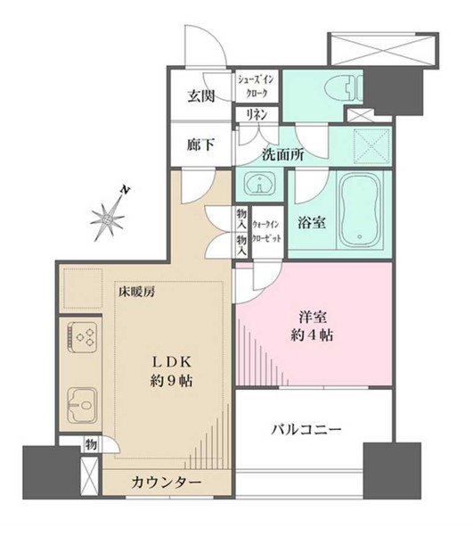 ベリスタ横浜弐番館の間取り