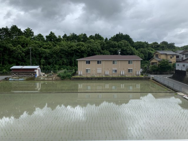 【たつの市揖西町土師のアパートの眺望】