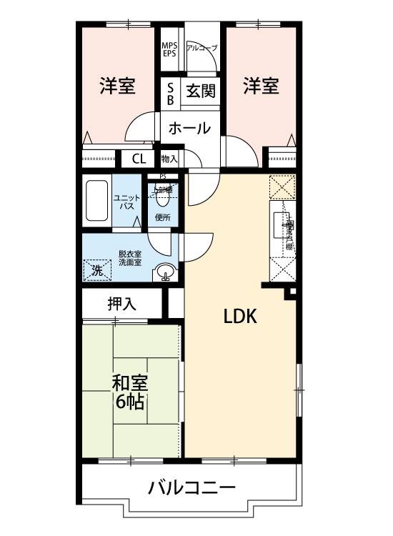 グランシャリオ千間台の間取り