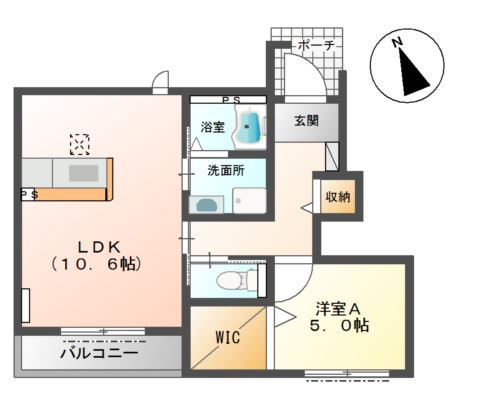 アンプルールの間取り