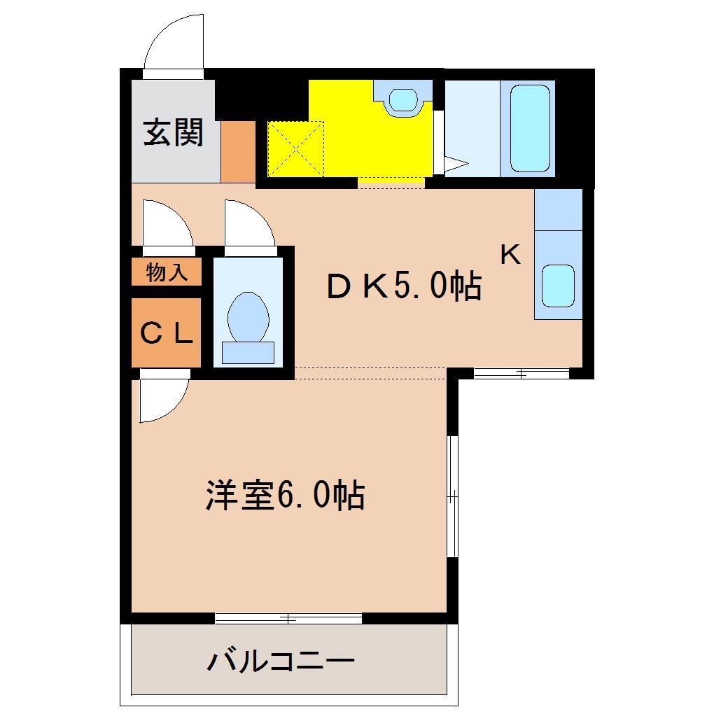 キャンパスｃｉｔｙ丸山の間取り