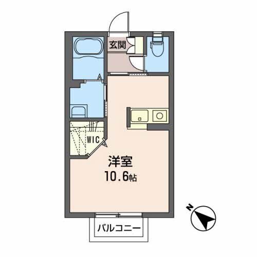 ハイツメイプルの間取り写真