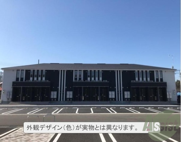 建物外観　宮城県名取市美田園８「美田園８丁目新築アパート」