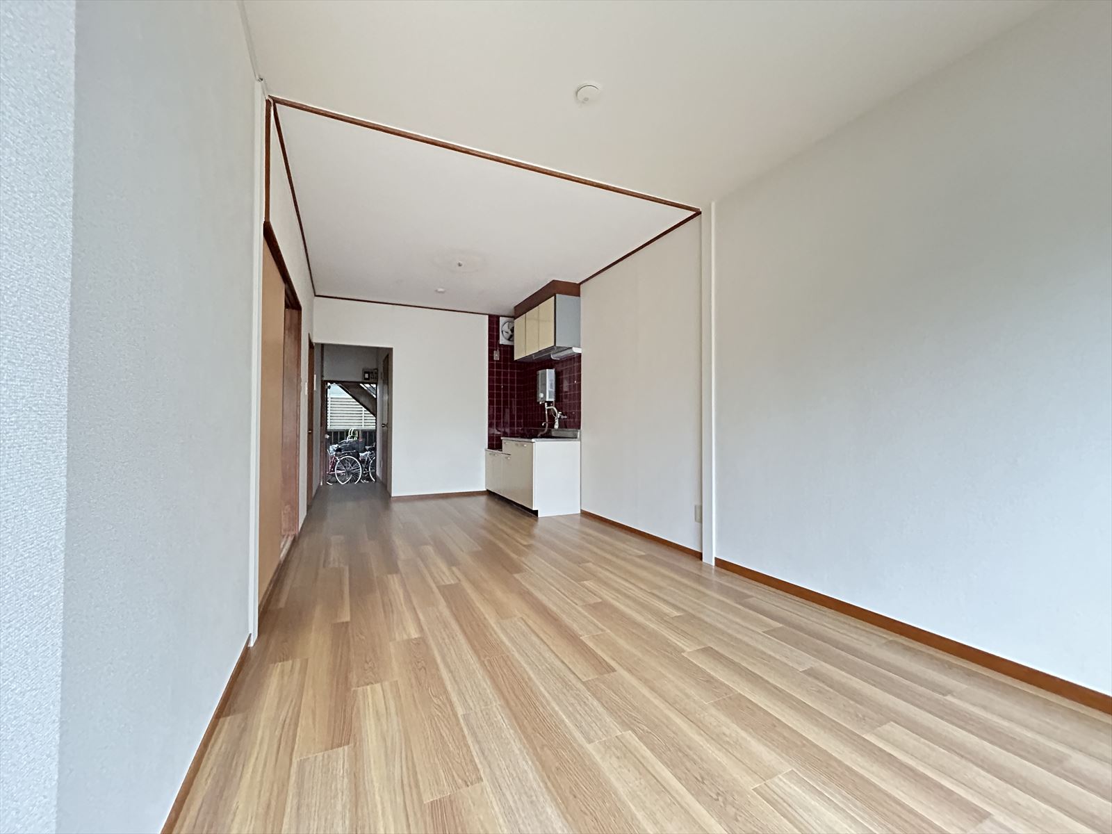 北原マンションの居間写真