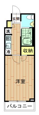 東急東横線 元住吉駅 徒歩13分 5階建 築4年の間取り写真
