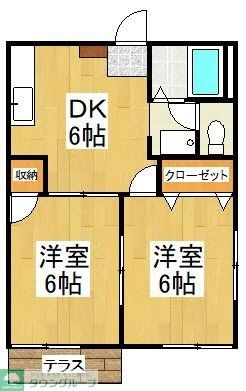 タウニーFII Aの間取り写真