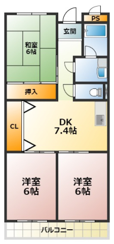 Limpia MAKIの間取り写真