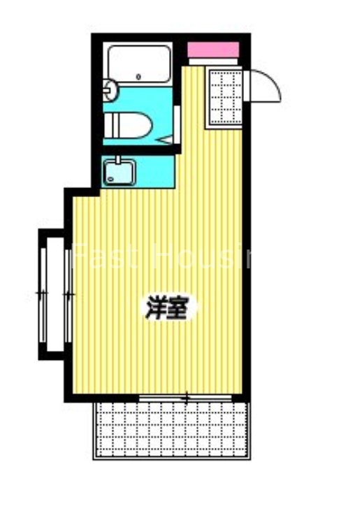 東京メトロ丸ノ内線 南阿佐ケ谷駅 徒歩6分 4階建 築43年の間取り写真