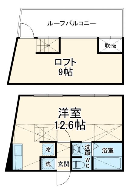 アルカンシェル薬園台の間取り写真