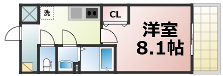 CASA今里の間取り写真