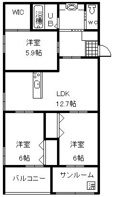 ロイヤルハイムの間取り