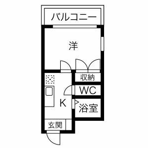 リバティ稲野の間取り