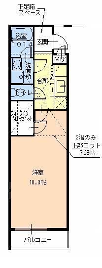 リバーサイド金岡　七番館の間取り