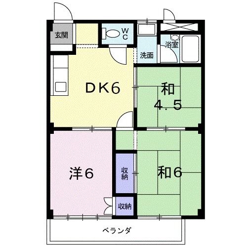 清須市上条のアパートの間取り