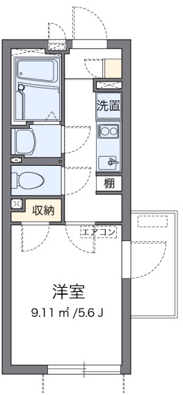 クレイノＦＯＲＥＶＥＲの間取り