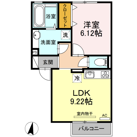 フェリスの間取り